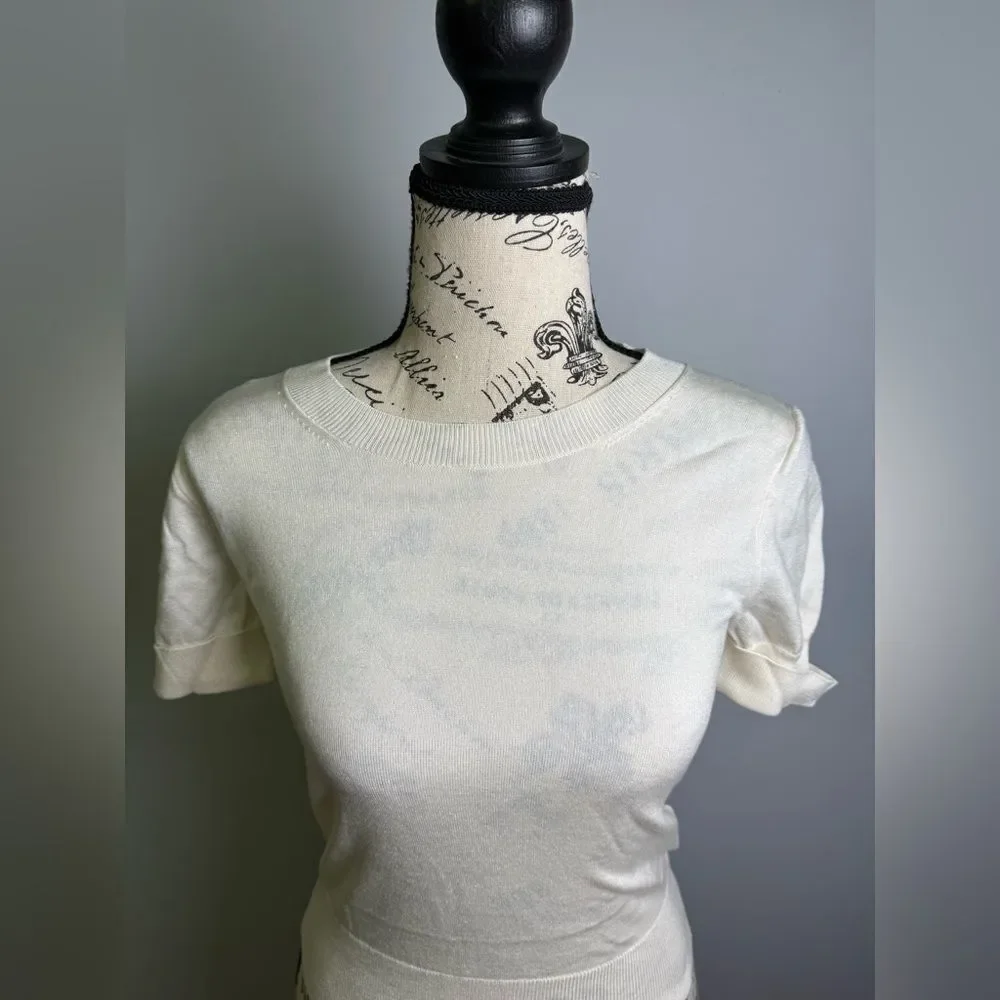 J.Crew Shrunken  lyocell-blend T-shirt NWT Size XS